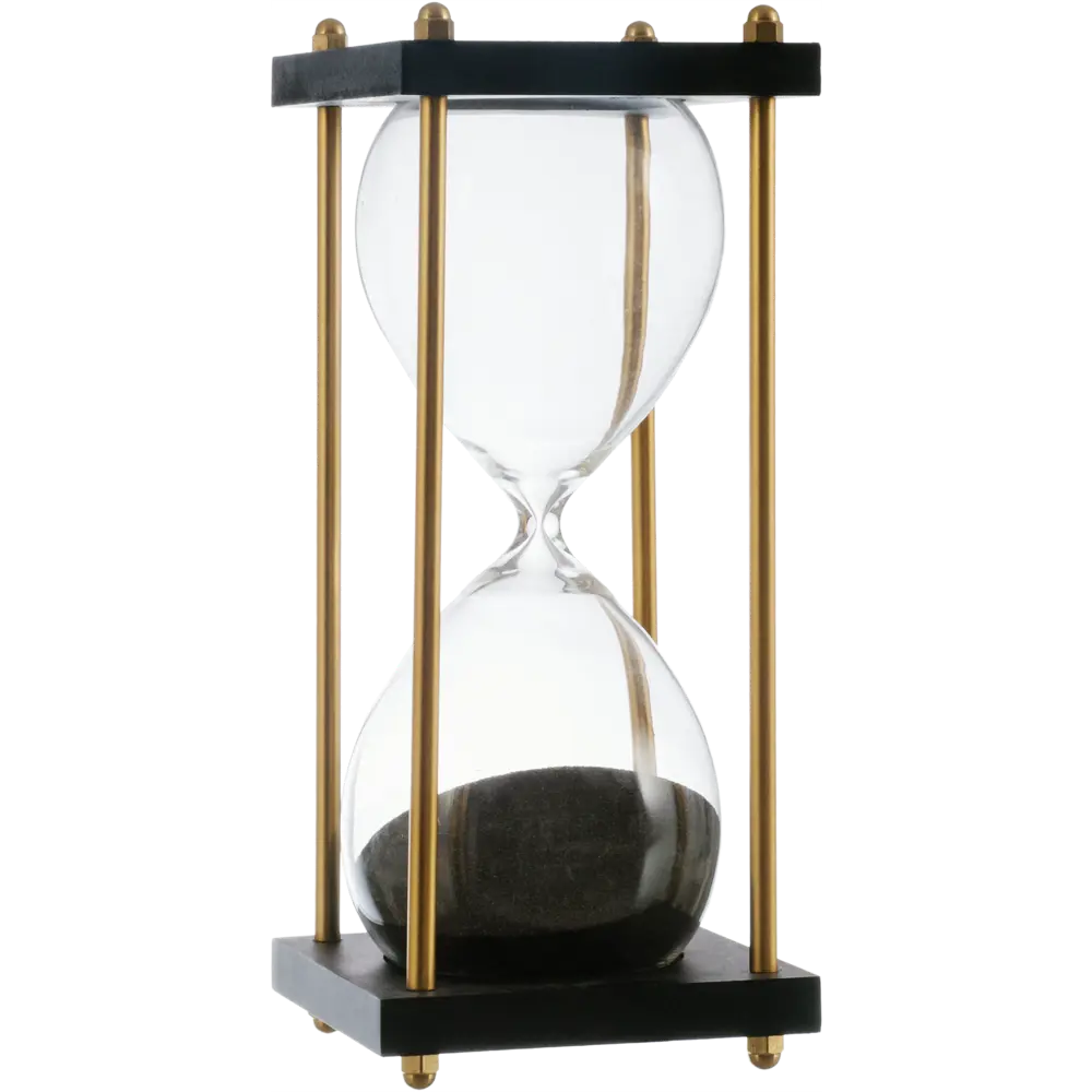 Часы песочные Atmosphera на 30 минут цвет черный Chic STLM-2142204 - Вид №1