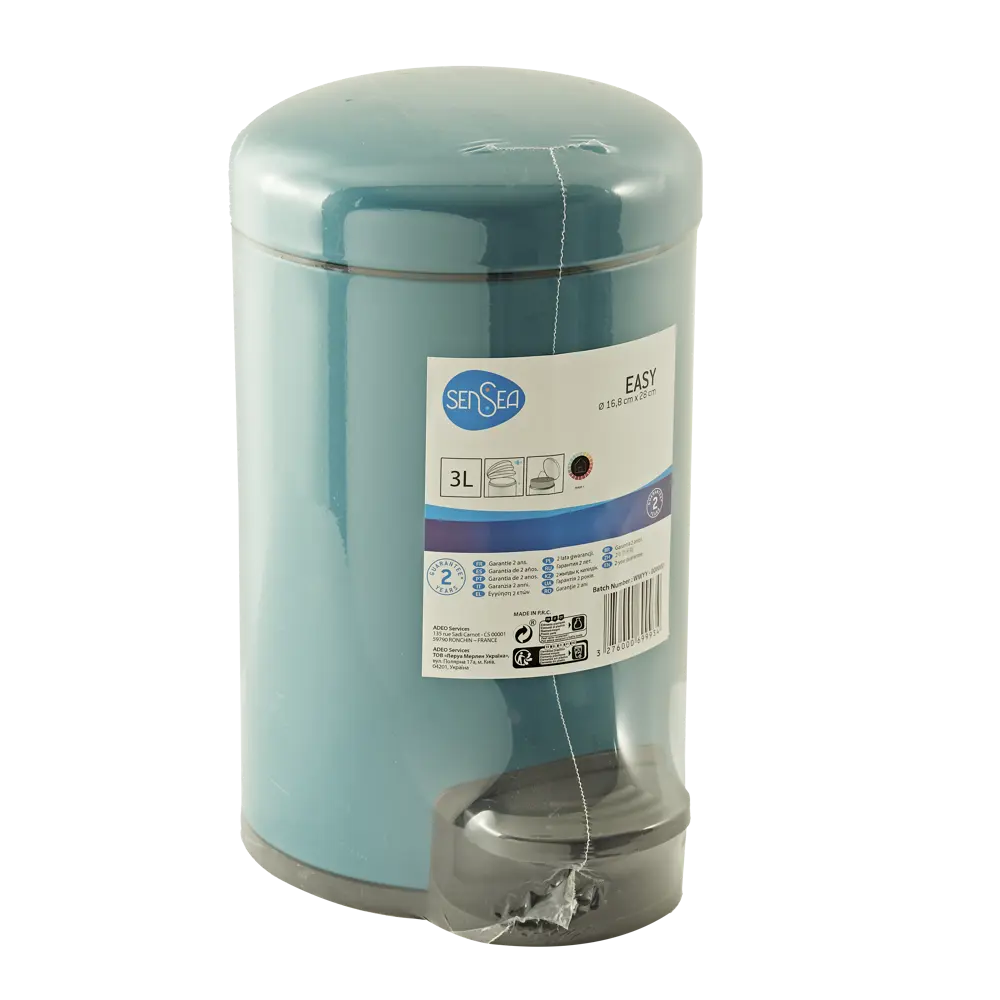 Контейнер для мусора Sensea Easy 3 л цвет синий Без серии STLM-2076028 - Вид №9