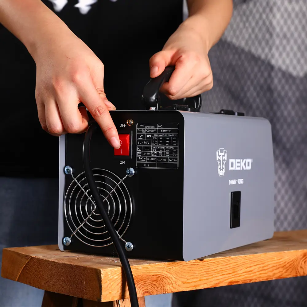 Сварочный полуавтомат инверторный Deko DKWM190NG, 190 А, до 1 мм STLM-2041382 - Вид №5