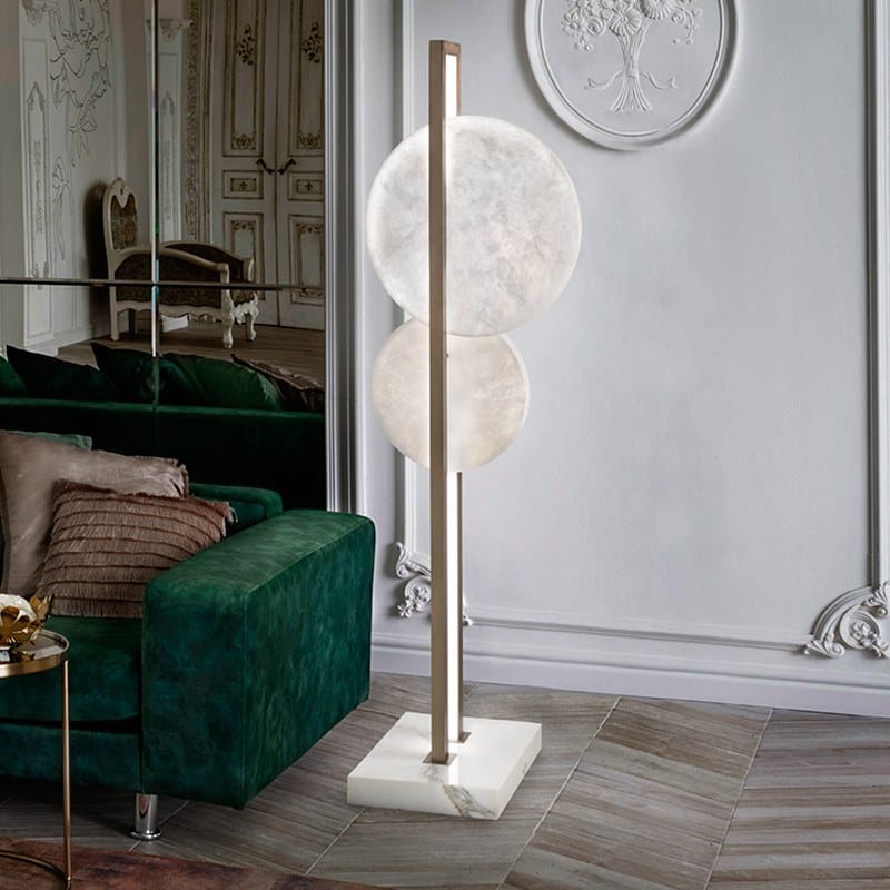 Алебастр и металл светодиодный торшер Patrizia Volpato Luna Nuova ARCH-00034223 - Вид №2