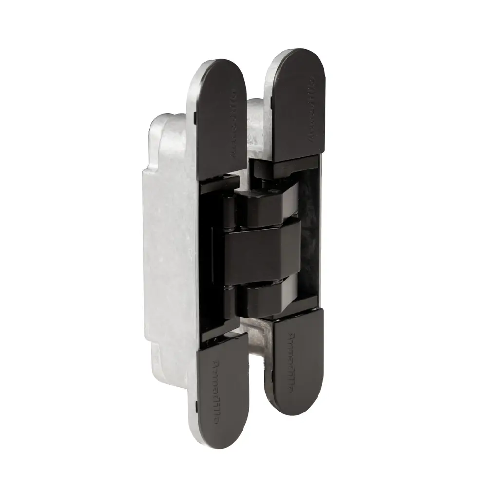 Скрытая петля дверная U3D3000 115x23x26 мм ЦАМ цвет черный ARMADILLO STLM-2007682 - Вид №1