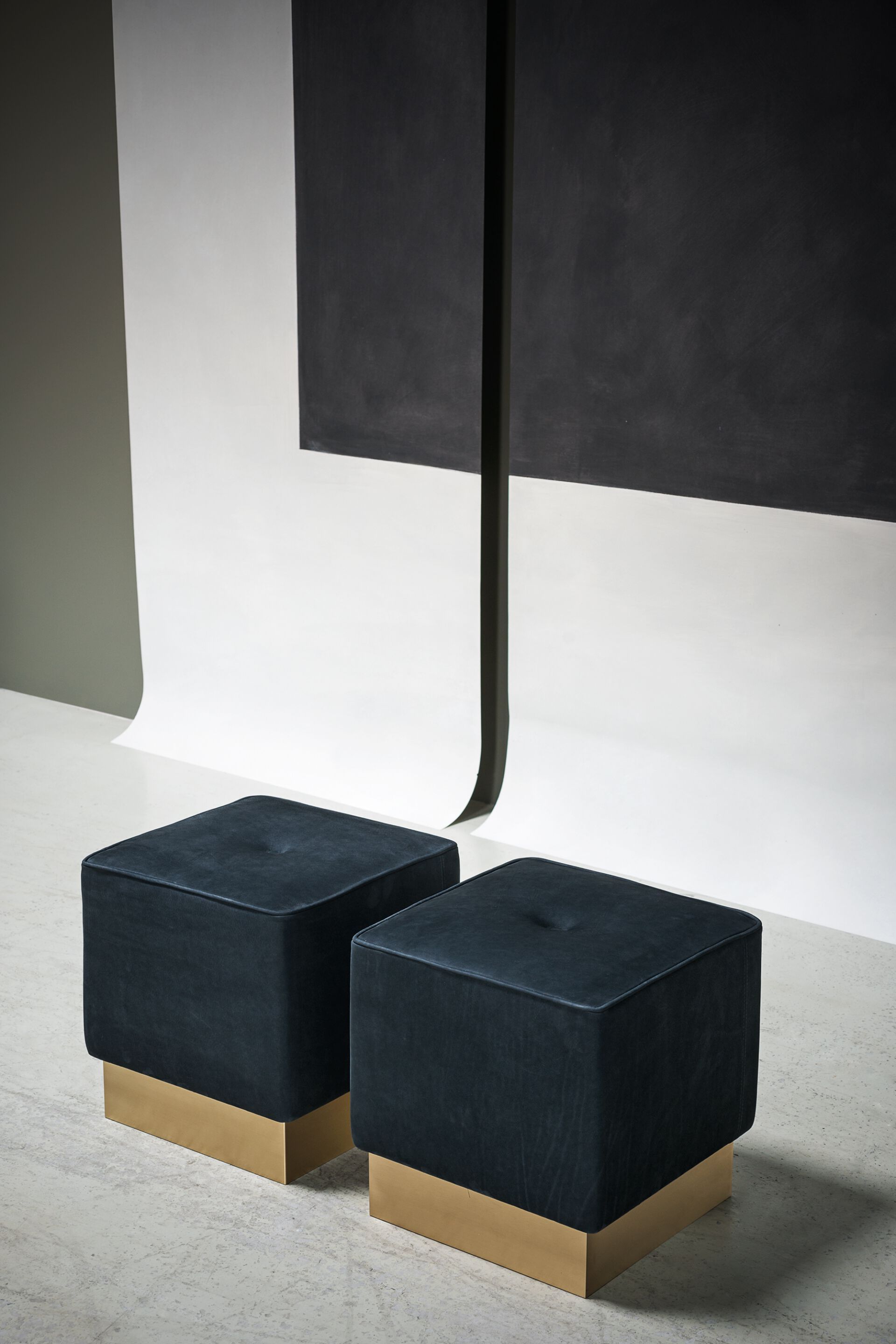 Кожаный квадратный пуф Baxter Anais ARCH-00054616 - Вид №1