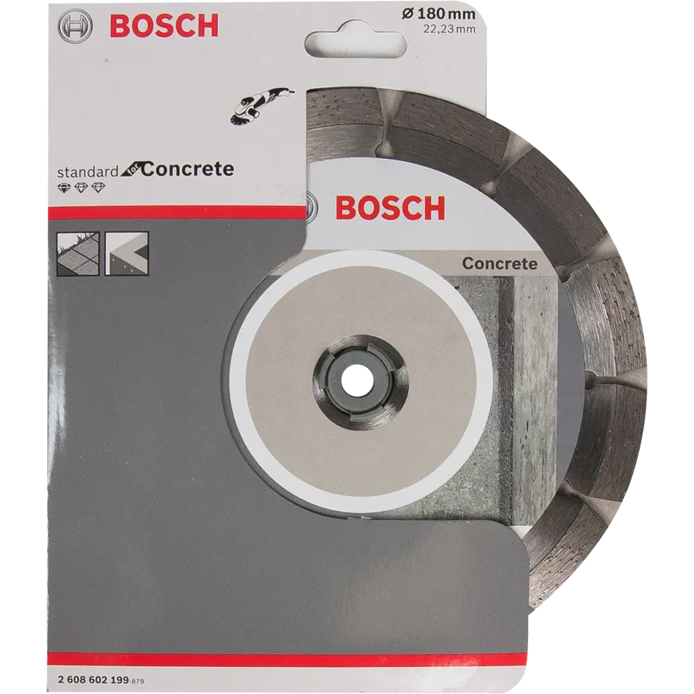 Диск алмазный по бетону Bosch Standard for Concret 2608602199 сегментный 180x22.2x2.2 мм BOSCH PROFESSIONAL STLM-2168334 - Вид №2