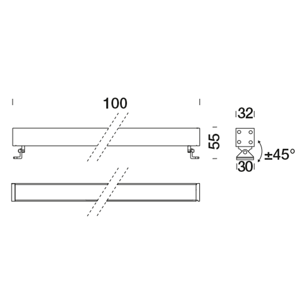 8411167 Подсветка стены Platek MINI CORNICHE Applique  MINI CORNICHE Applique 100 mm - LED 4000K Elliptical  - Вид №10