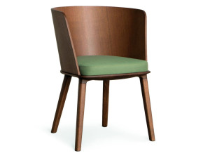 Деревянный стул с мягким сиденьем