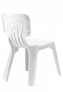 Magis Alma MT160 B Детский стул из полипропилена штабелируемый. Цвет: Белый 1690 C
