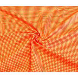 Ткань для шитья постельного белья поплин ширина 220 см цвет оранжевый, цена за 1 метр погонный БЕЗ БРЕНДА