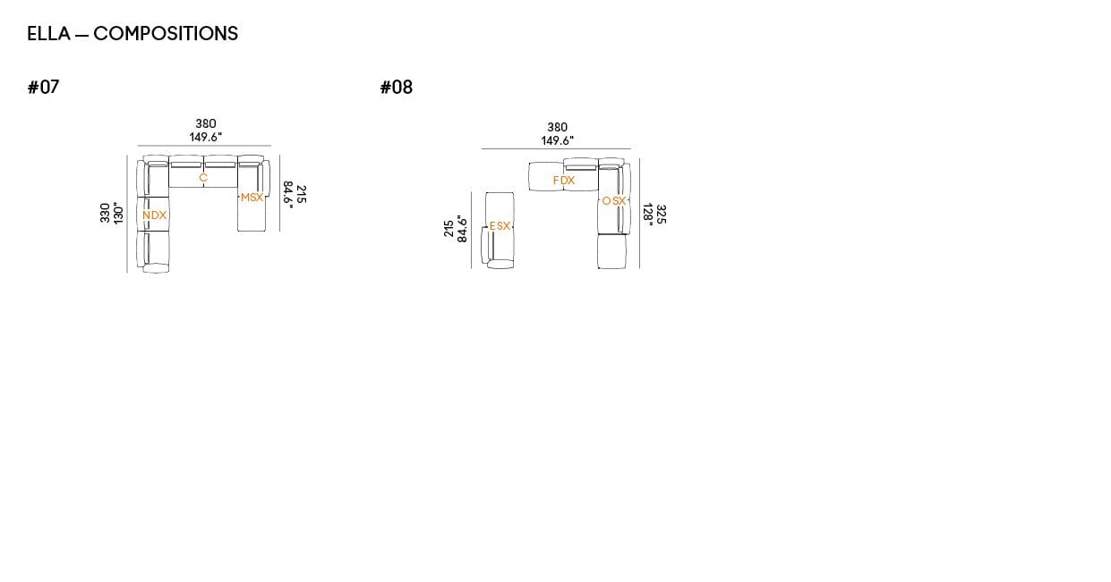 Линейный диван Casamania & Horm ELLA ARCH-00070869 - Вид №17