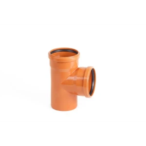 Тройник Хемкор d200x200 мм 87° пластиковый для наружной канализации