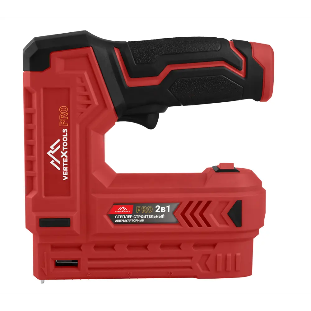 Степлер аккумуляторный Vertextools 0043-09, 3.7 В Li-Ion 2 Ач STLM-2096826