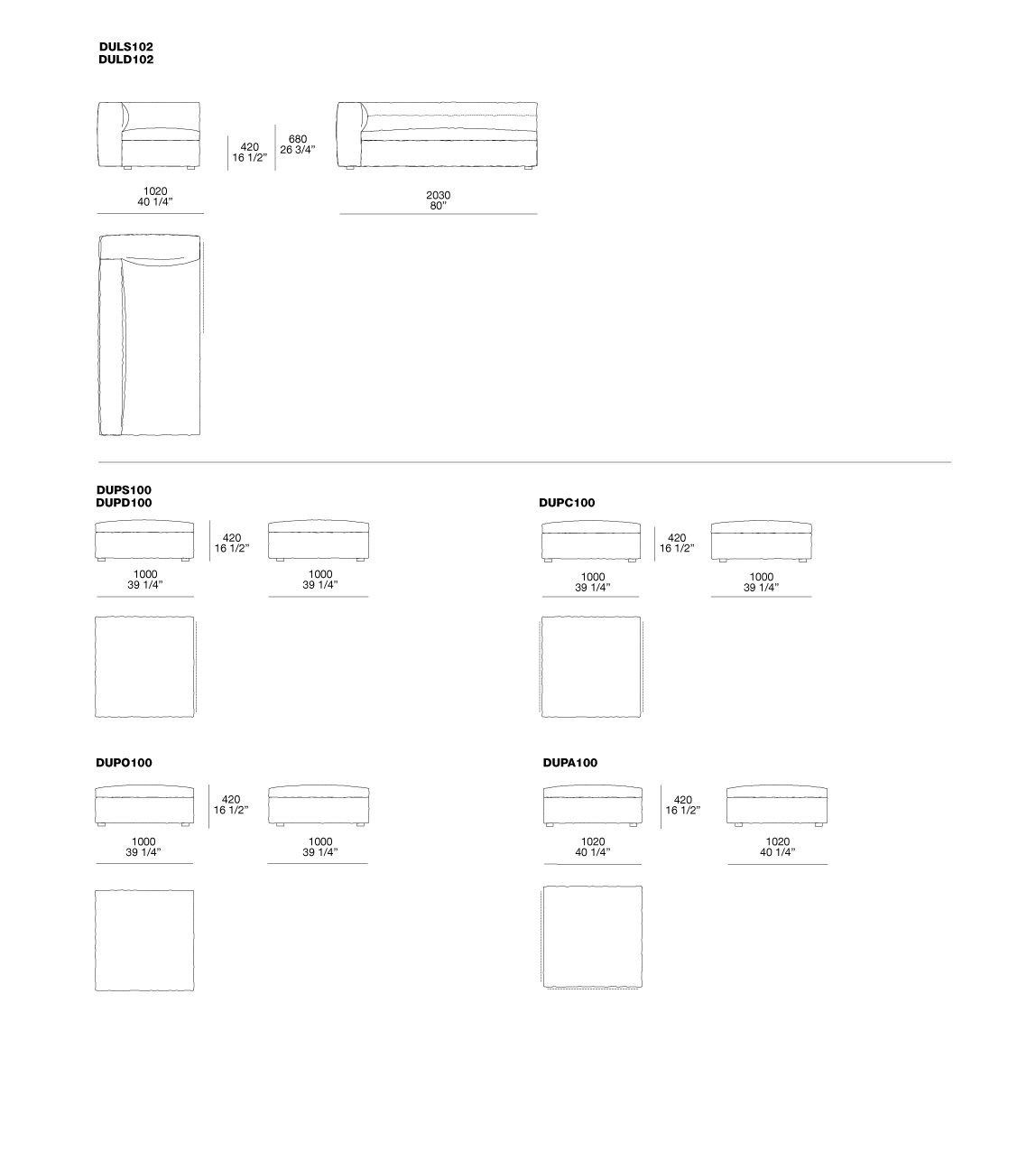 Угловой диван из ткани Poliform ARCH-00067565 - Вид №11