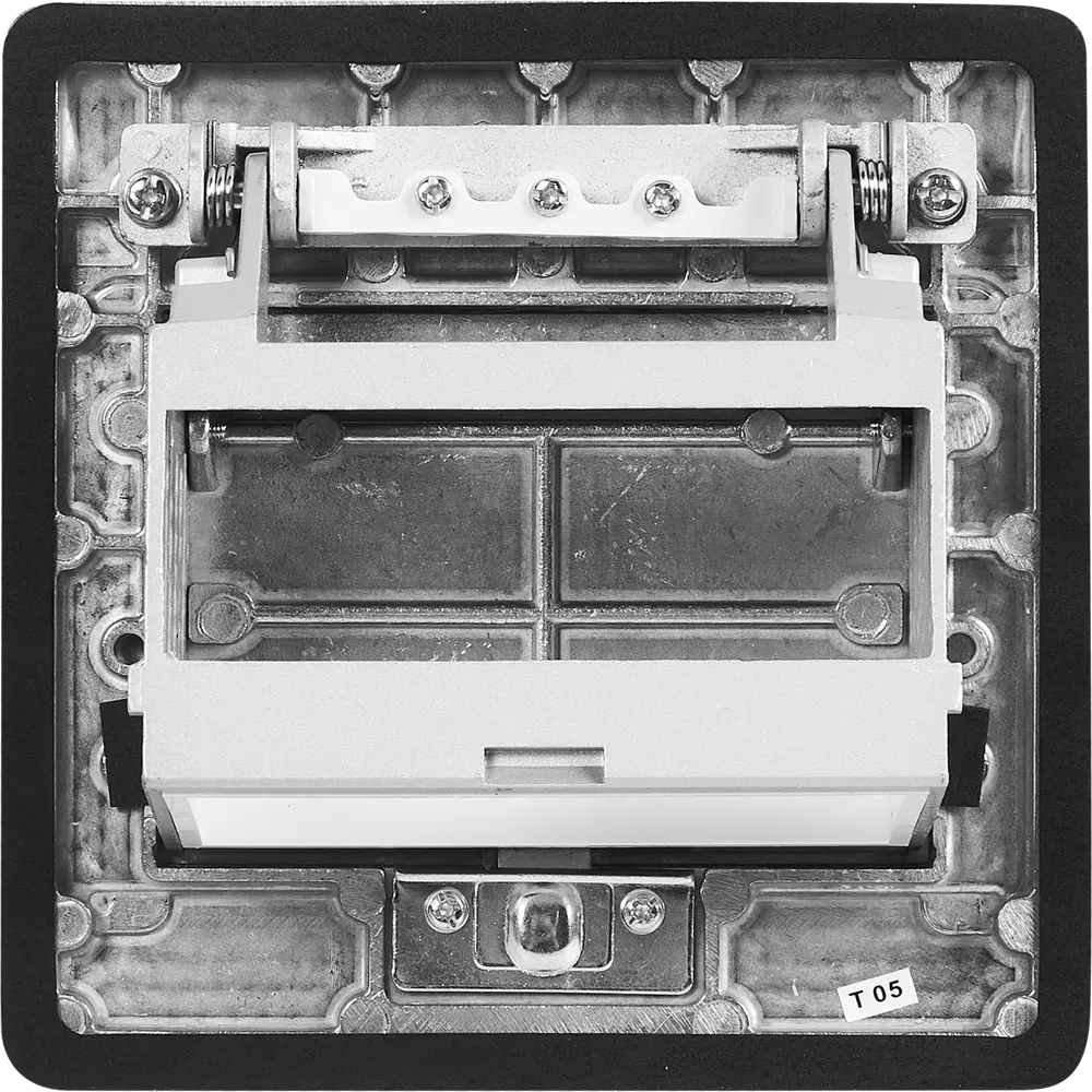 Люк в пол Экопласт 2 поста 45x45 мм под бетон IP40 сталь STLM-2041008 - Вид №5