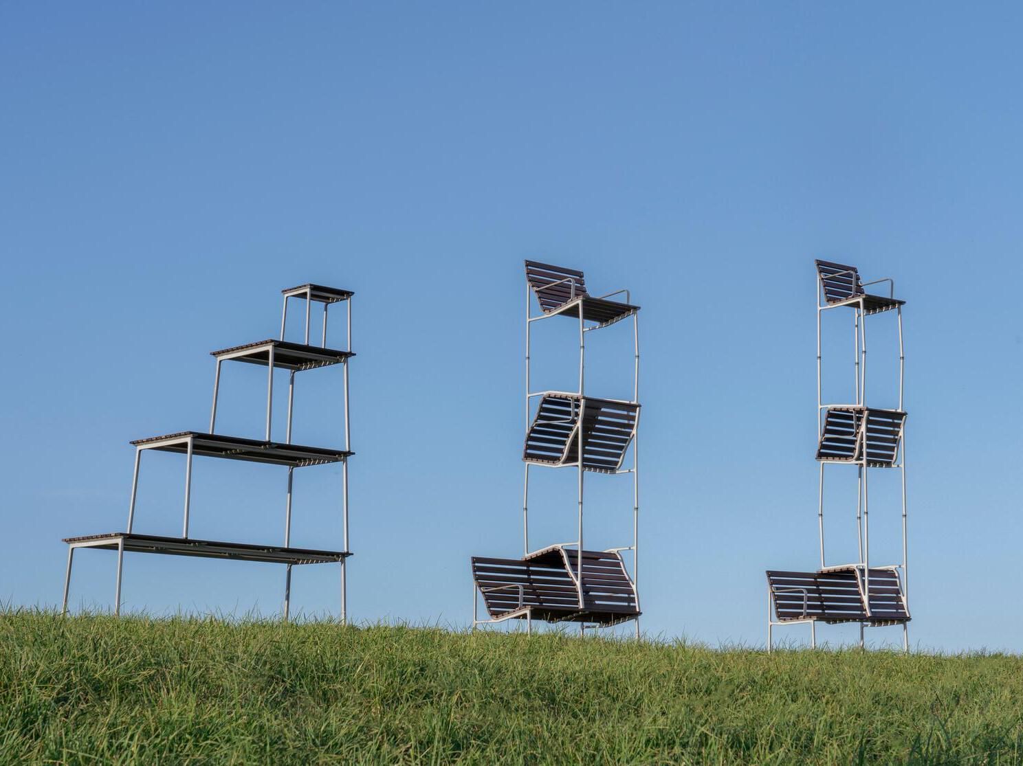 Прямоугольный садовый стол из ясеня Hay Траверс ARCH-00128266 - Вид №18