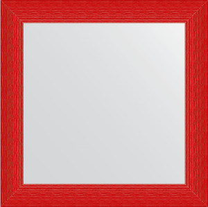 BY 3907 Зеркало в багетной раме - красная волна 89 mm EVOFORM Definite