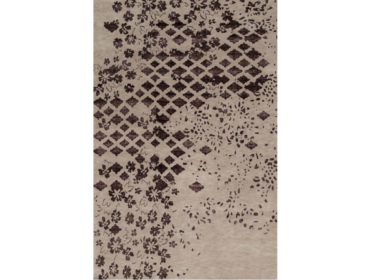 Прямоугольный ковер ручной работы из бамбукового волокна Sirecom Tappeti ARCH-00056943 - Вид №1