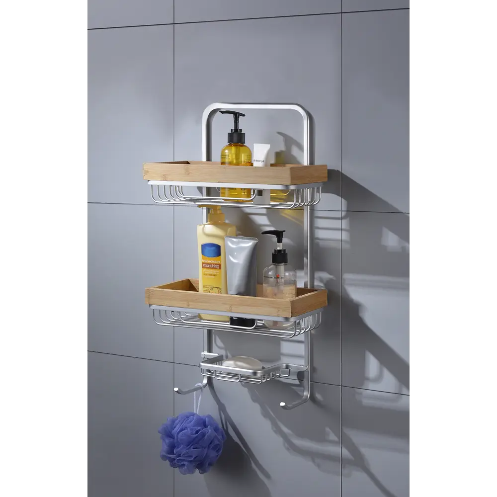 Полка для ванной двухъярусная Gromell Sarok 29 см STLM-2132383 - Вид №1