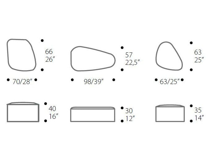 Пуф ERBA ITALIA SASSI ARCH-00091506 - Вид №2