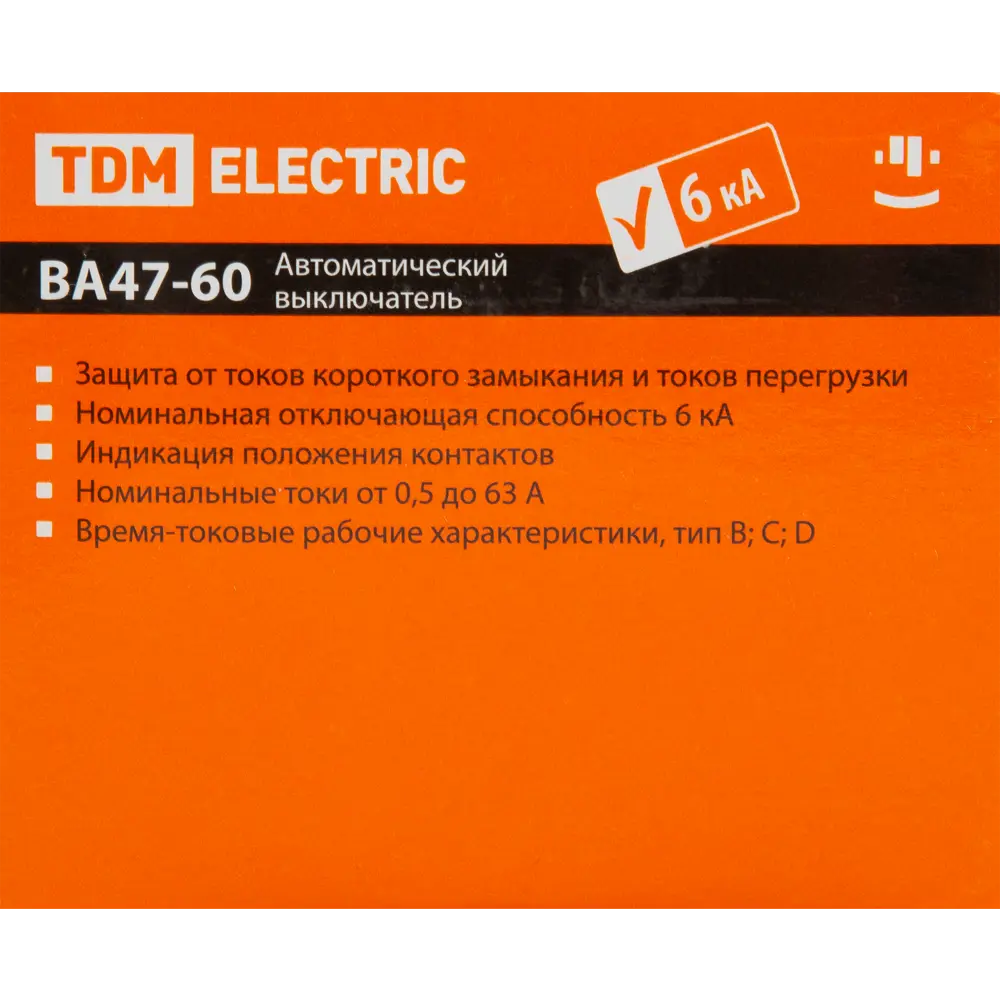 Автоматический выключатель TDM Electric ВА47-60 3P C50 А 6 кА SQ0223-0114 84399544 STLM-2008854  - Вид №5