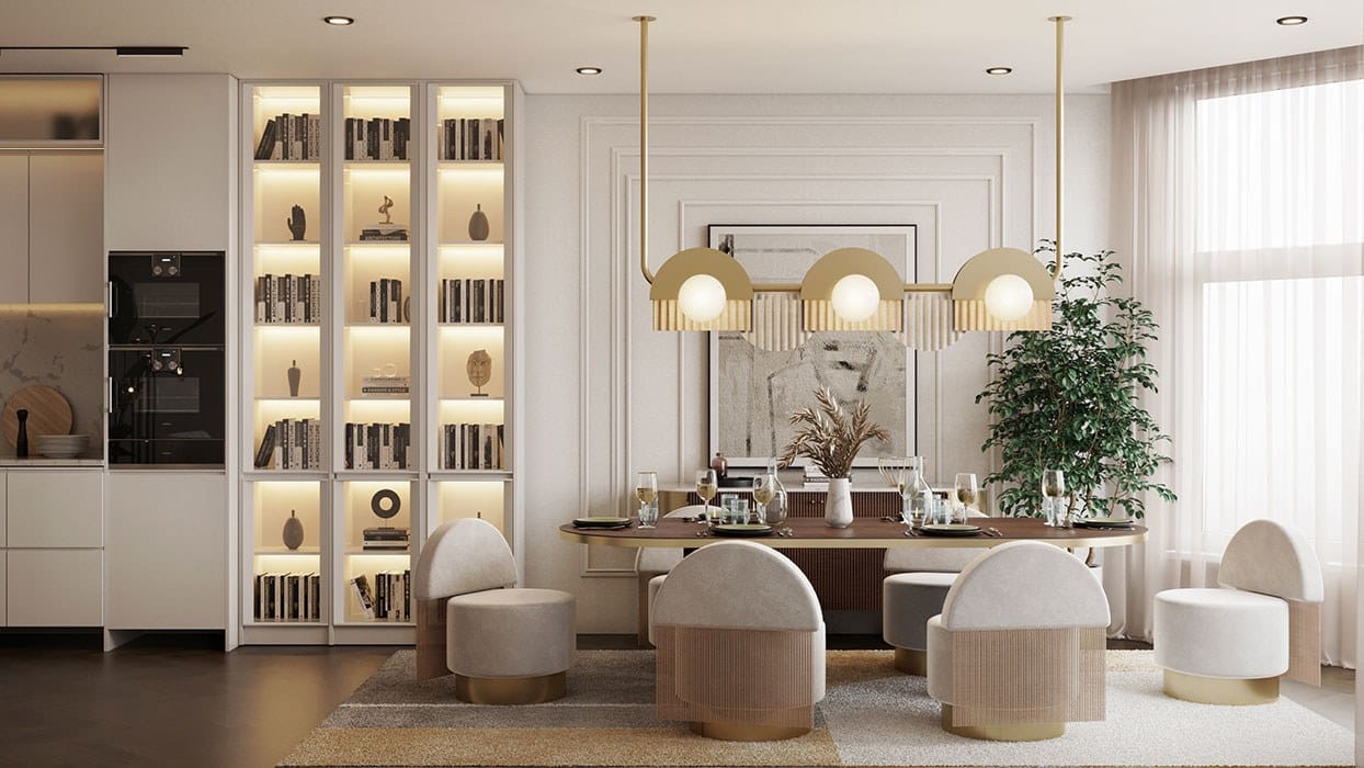 Мягкий стул для ресторана Essential Home Hollywood Glamour ARCH-00114951 - Вид №12