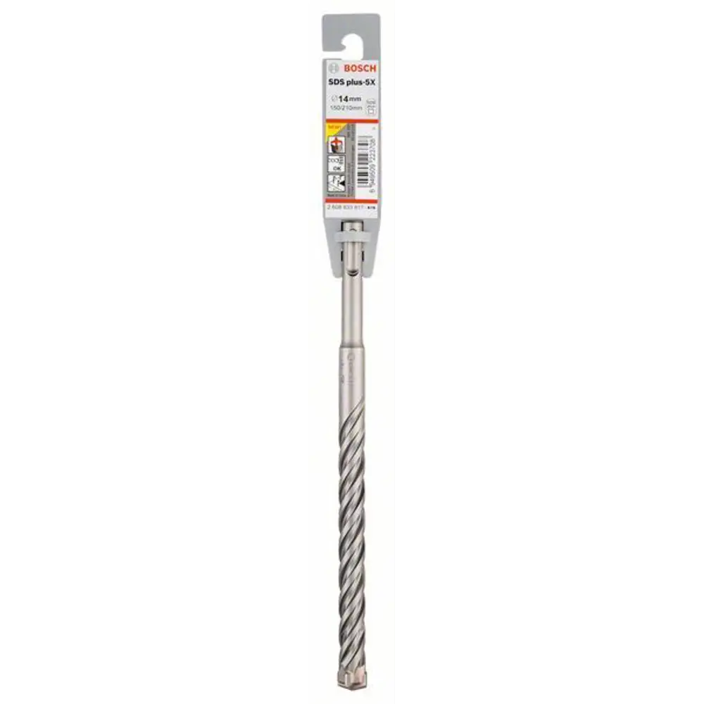 Бур по бетону SDS-plus 5X Bosch 14x150x210 мм BOSCH PROFESSIONAL STLM-2108829 - Вид №3