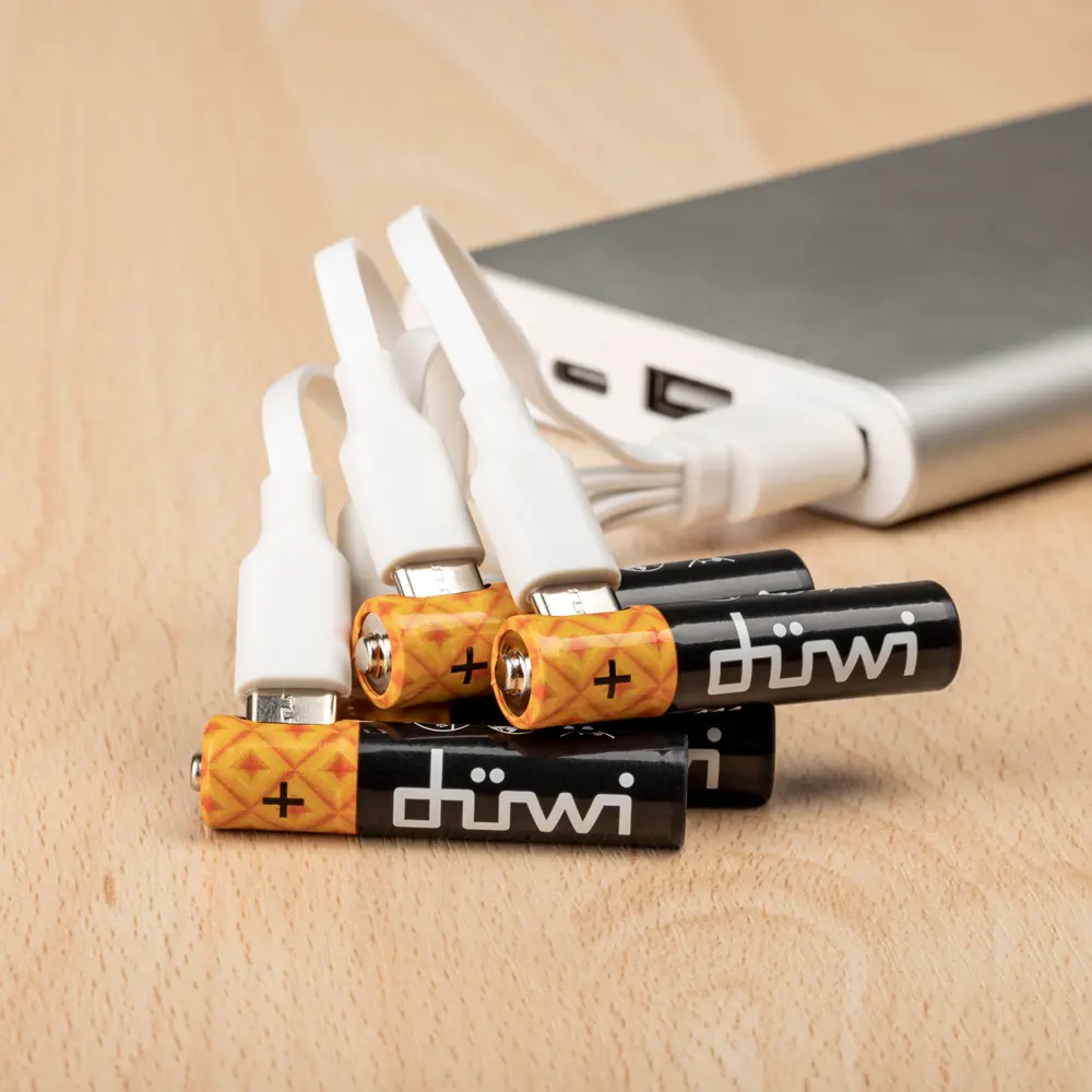 Аккумуляторы DUWI AAA Li-Ion 450 мАч 4 шт с USB-C зарядкой 84376887 STLM-0048862 - Вид №8
