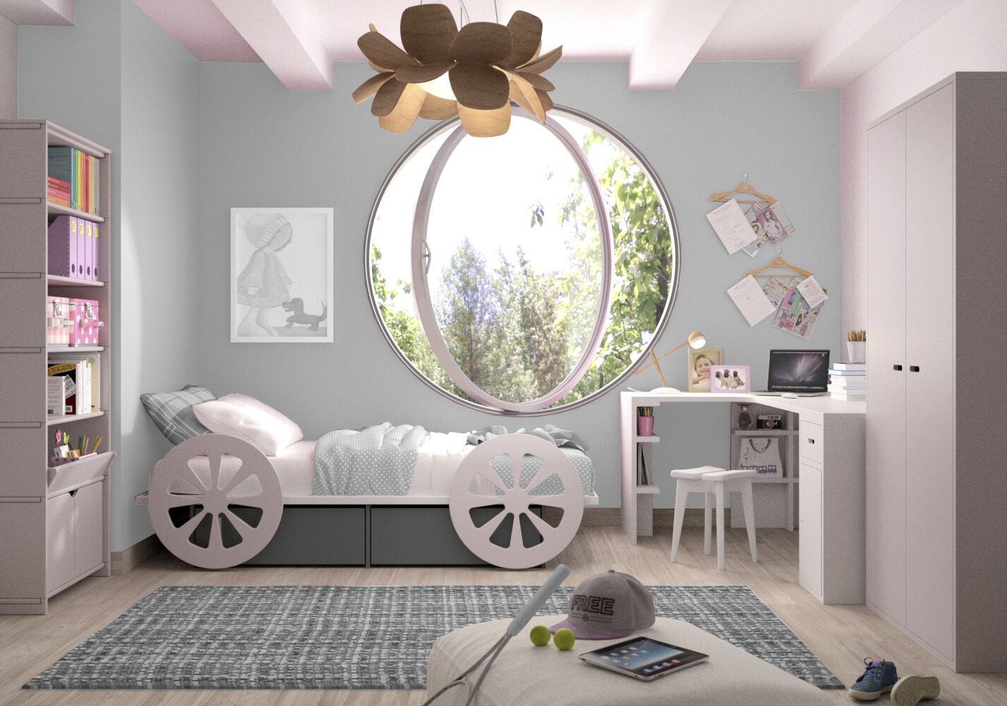 Полуторная кровать из МДФ Mathy by Bols Караван ARCH-00117449 - Вид №1