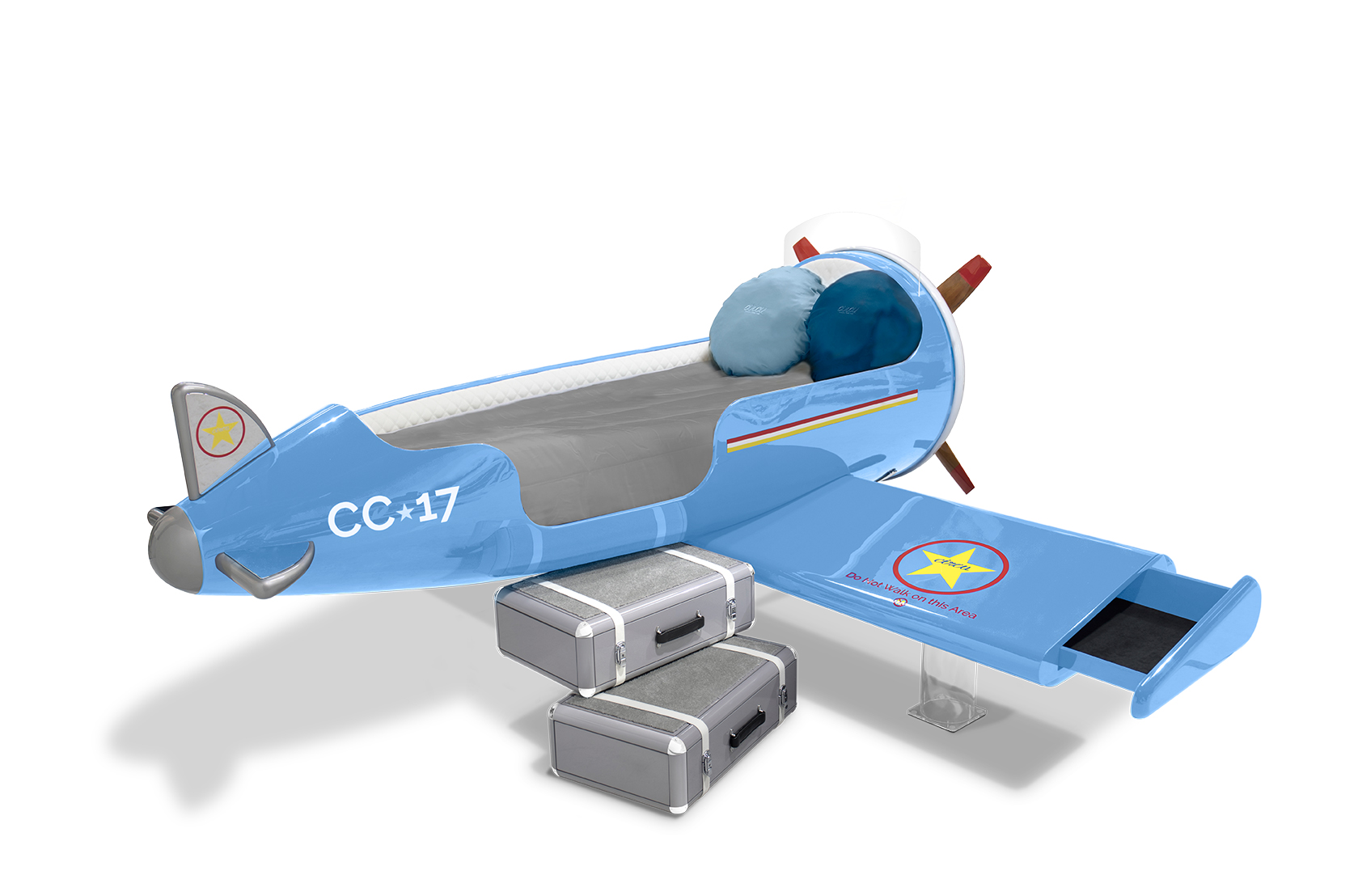 CIST23 Детская кровать самолет Sky One Circu  - Вид №3