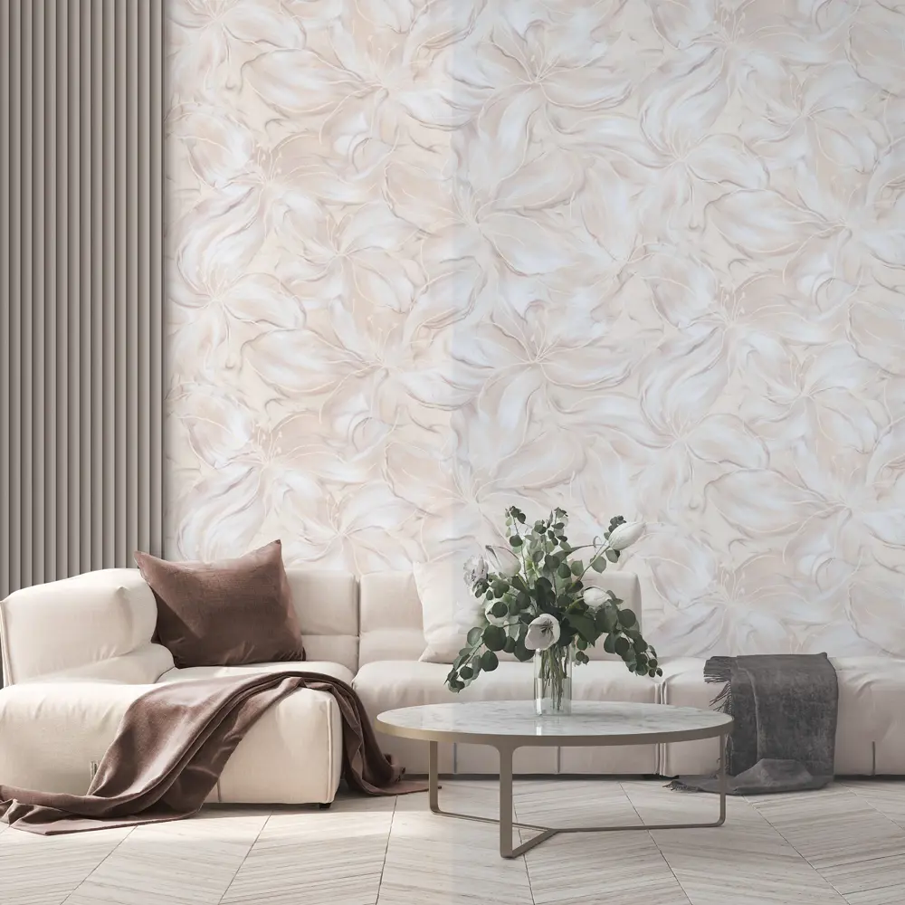 Обои флизелиновые Wallsecret Blanche бежевые 1.06 м 8935-23 STLM-2154861 - Вид №6