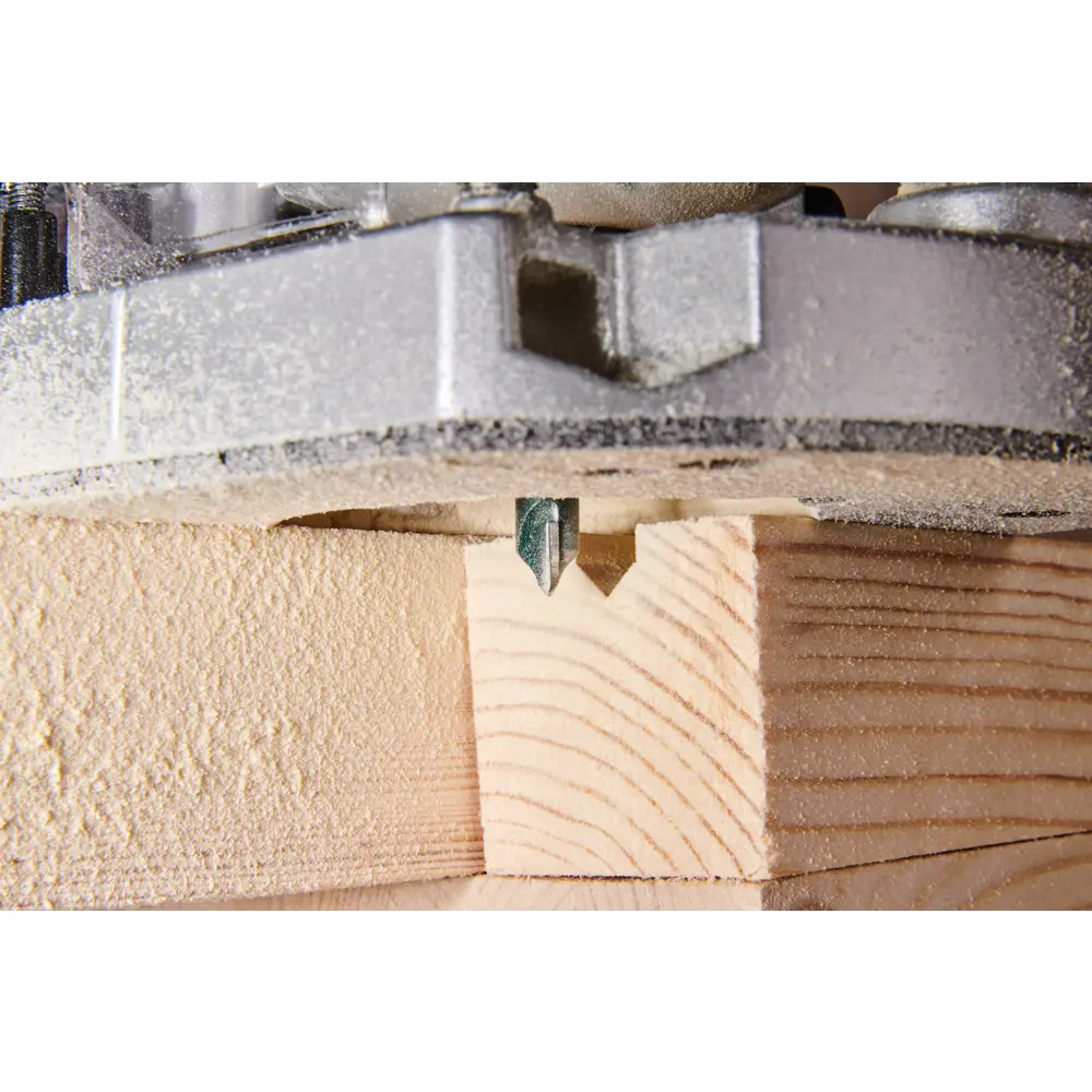 Фреза пазовая галтельная V-образная Fit 10х10 мм, хвостовик 8 мм STLM-2186110 - Вид №4