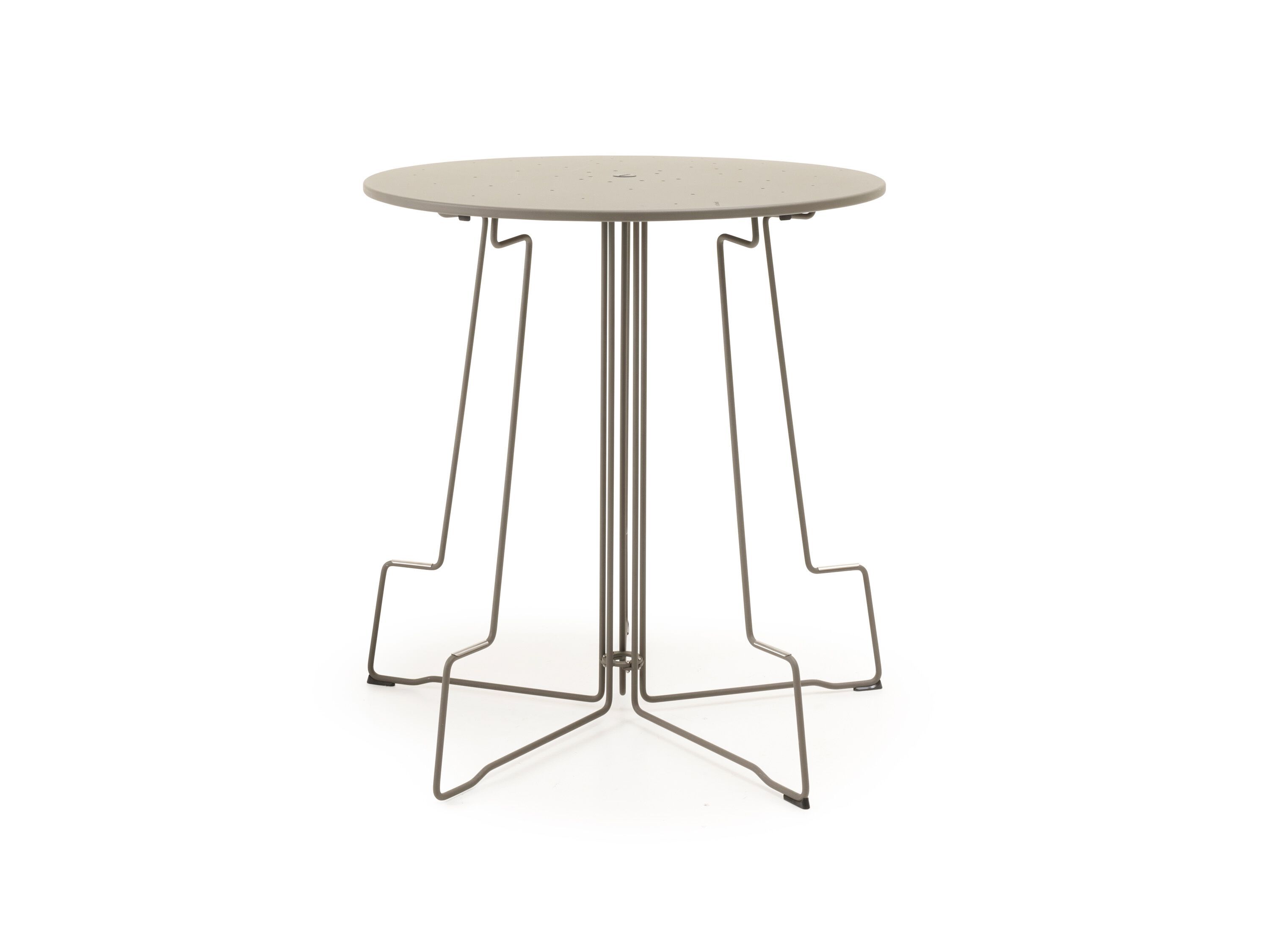 Высокий круглый алюминиевый садовый стол с порошковым покрытием Extremis Тики ARCH-00024452 - Вид №4