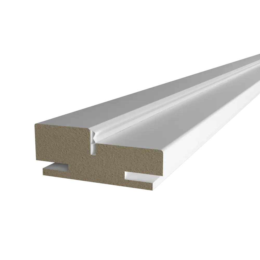 Телескопическая дверная коробка 2400×80×28 мм белая эмаль 89432557 Santreyd STLM-1583025