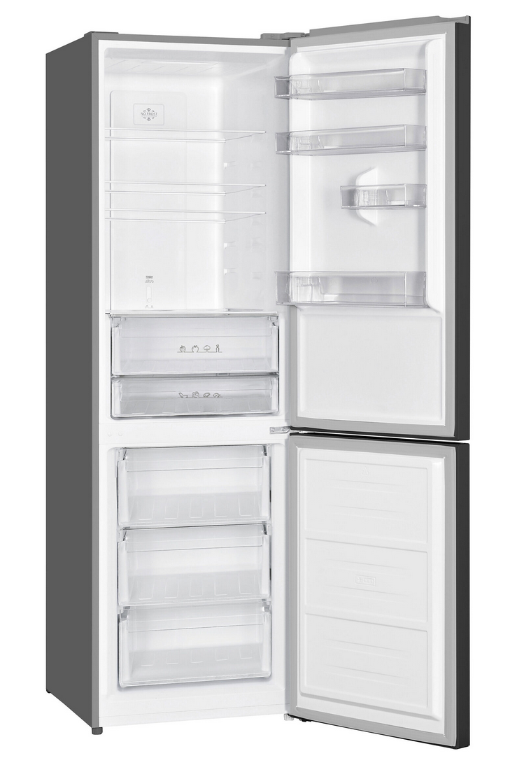 9194080 Холодильник с морозильником   WILLMARK RFN-557DIGT серый STDN-0098453 - Вид №1