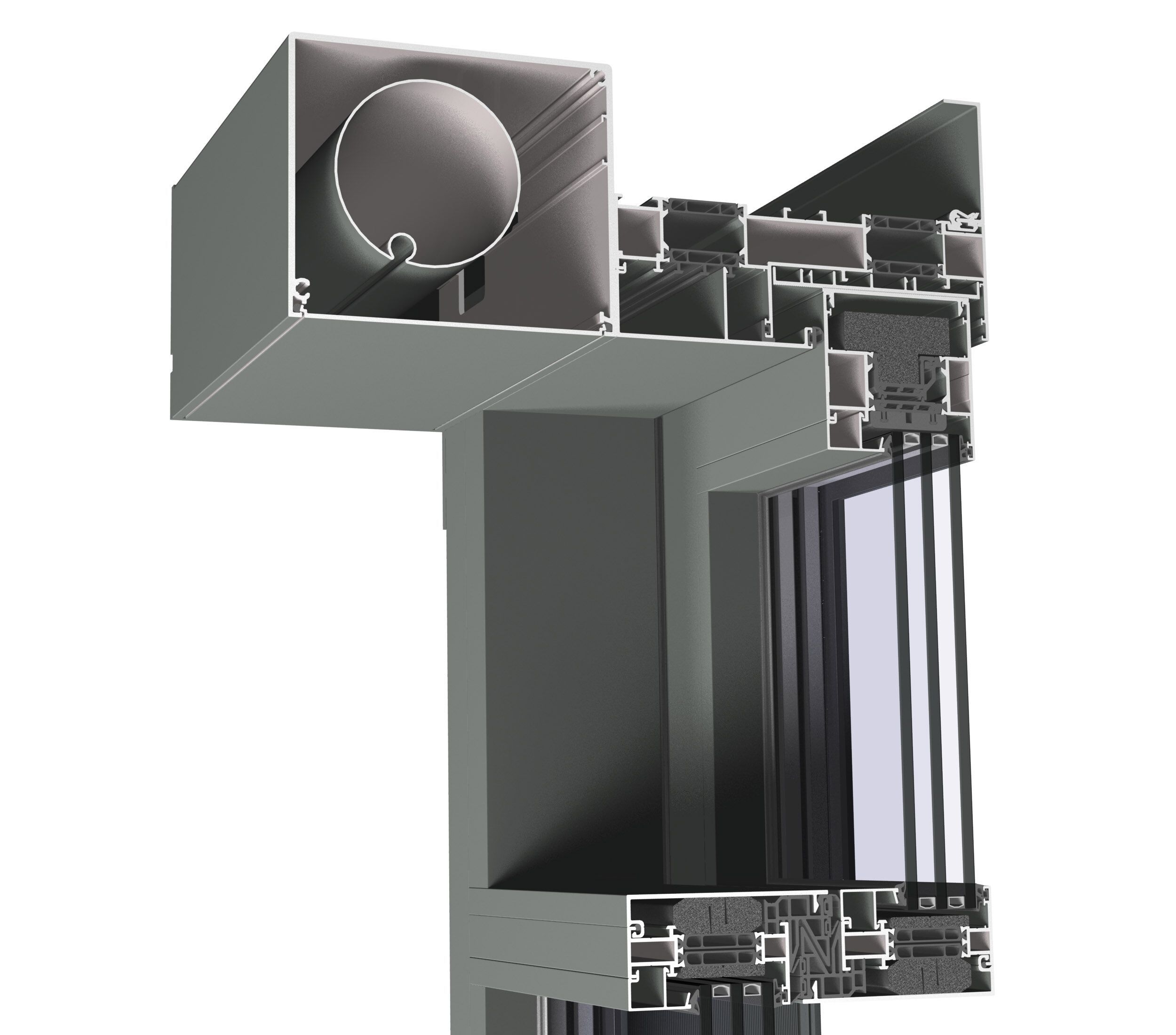 Алюминиевое раздвижное окно с тройным остеклением Reynaers Aluminium MasterPatio ARCH-00114733 - Вид №2