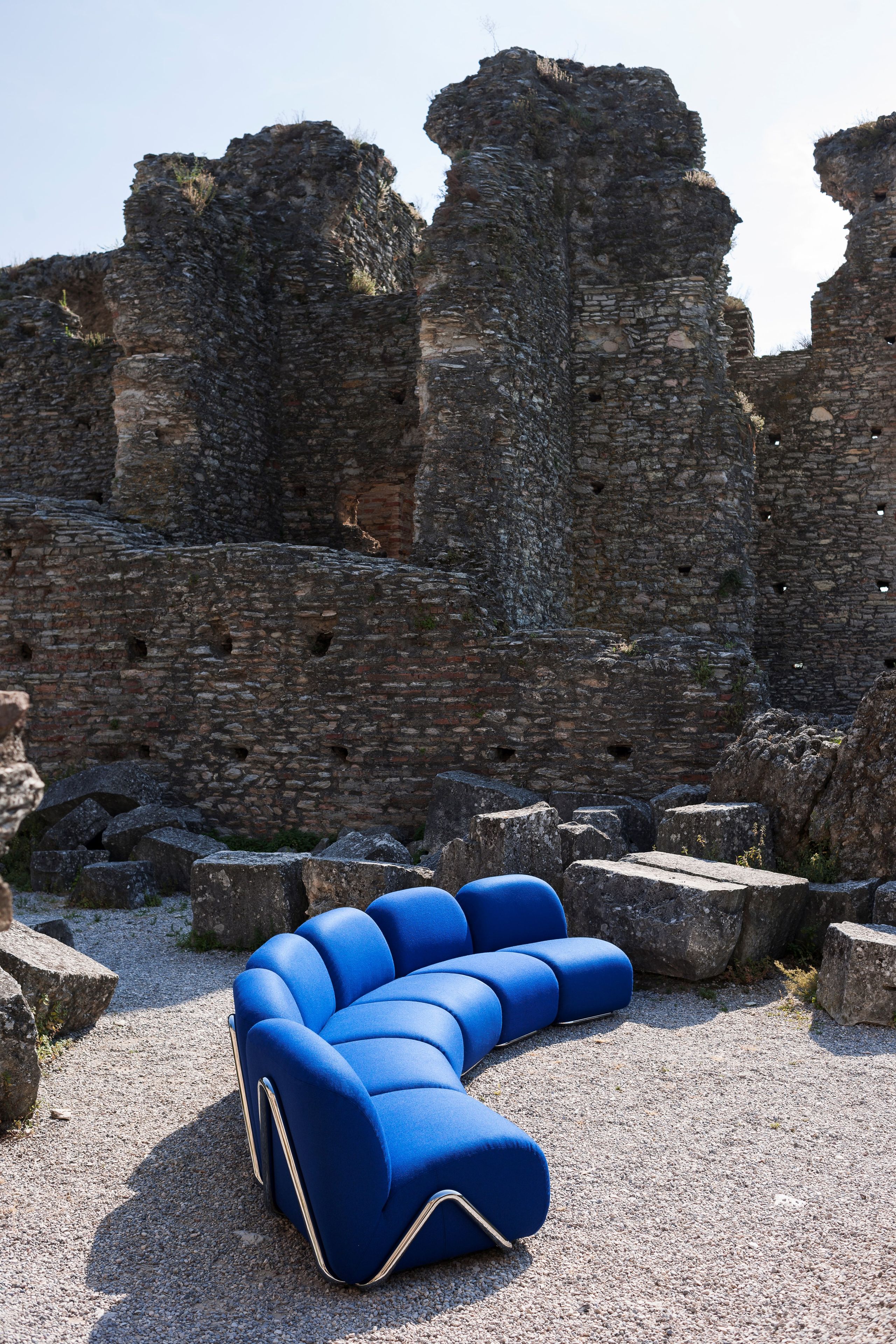 Тканевый изогнутый модульный диван Tacchini Виктория ARCH-00059901 - Вид №6