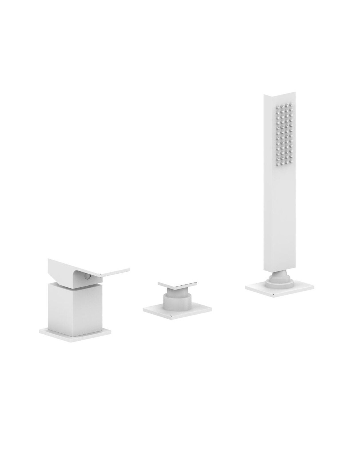 Однорычажный смеситель для ванны с ручным душем Rubinetterie Frattini Vita Due ARCH-00144336 - Вид №5