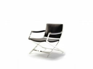 Flexform Складное кожаное кресло с подлокотниками