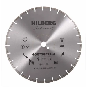 91870472 Диск алмазный по бетону Hilberg HM109 сегментный 400x25.4x3.5 мм STLM-1543727