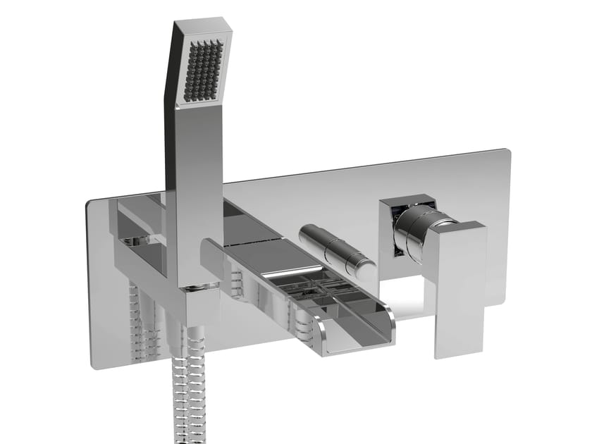 Однорычажный настенный смеситель для ванны с переключателем BARIL Lib B95 ARCH-00128623