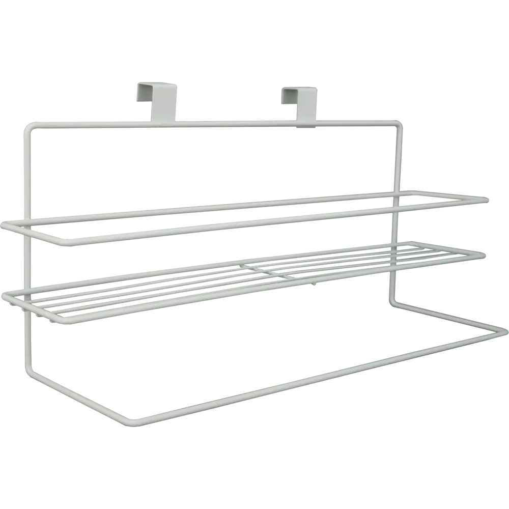 Полотенцедержатель с полкой 40x16x12 см цвет белый Santreyd Ferro STLM-2066836 - Вид №1