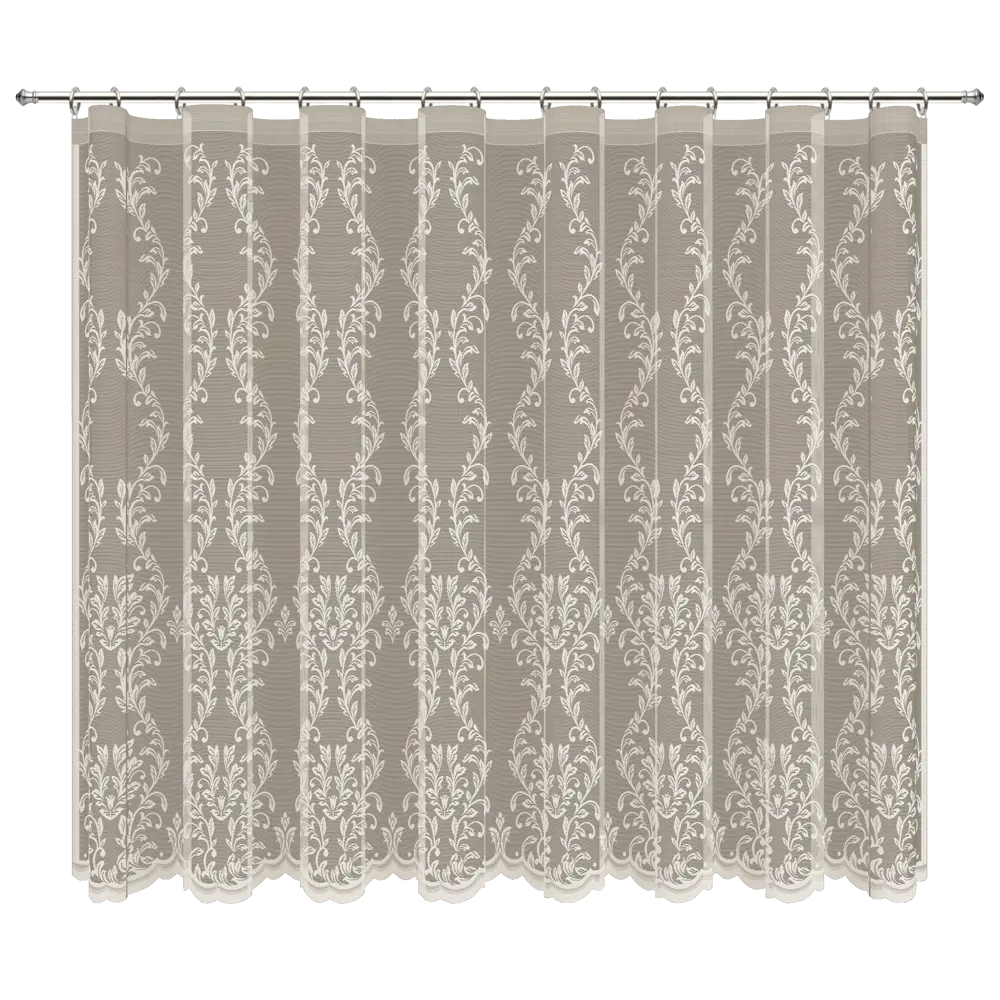 Тюль на ленте для кухни Лиана 250x160 см цвет экрю Santreyd STLM-2212469