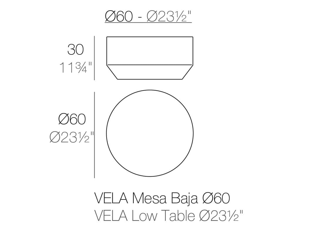 Круглый стол из полиэтилена Vondom ARCH-00047066 - Вид №4