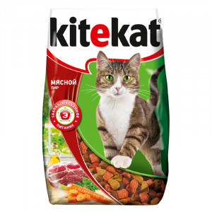 ПР0051336 Корм для кошек Мясной пир сух. 1,9кг Kitekat