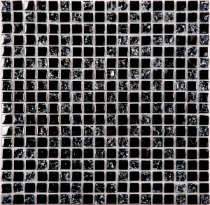 Мозаика стеклянная с вкроплениями природного камня NO-193 SN-Mosaic Exclusive
