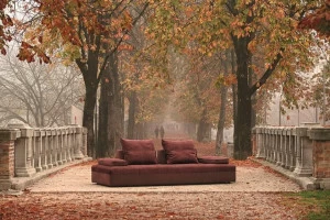 Gobbo Salotti Модульный садовый диван со съемным чехлом из ткани