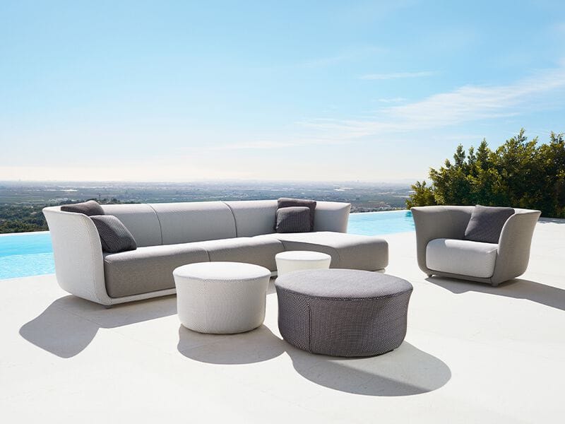 Тканевое садовое кресло с подлокотниками Vondom Suave ARCH-00129327 - Вид №4