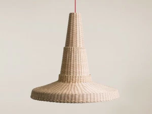 Bottega Intreccio Подвесной светильник из лозы Caratteri