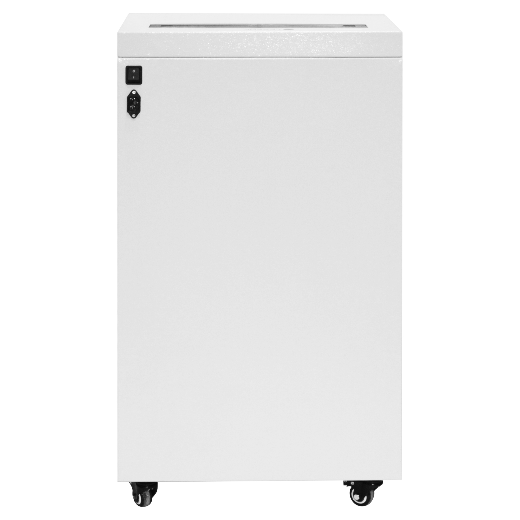 УА118-2 Уничтожитель документов , din p-2 (2 ур-нь секр.), фрагмент 3,9мм, 43-46 лист (70г/м2), cd/пл.карты/скрепки/скобы, 118 литров Гелеос Santreyd  - Вид №1