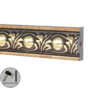 Молдинг настенный полистирол темное золото 157-57 30х14 2мм