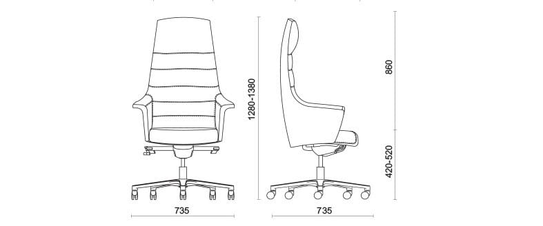 Офисное кресло с 5 спицами Sitland Of Course ARCH-00142458 - Вид №3