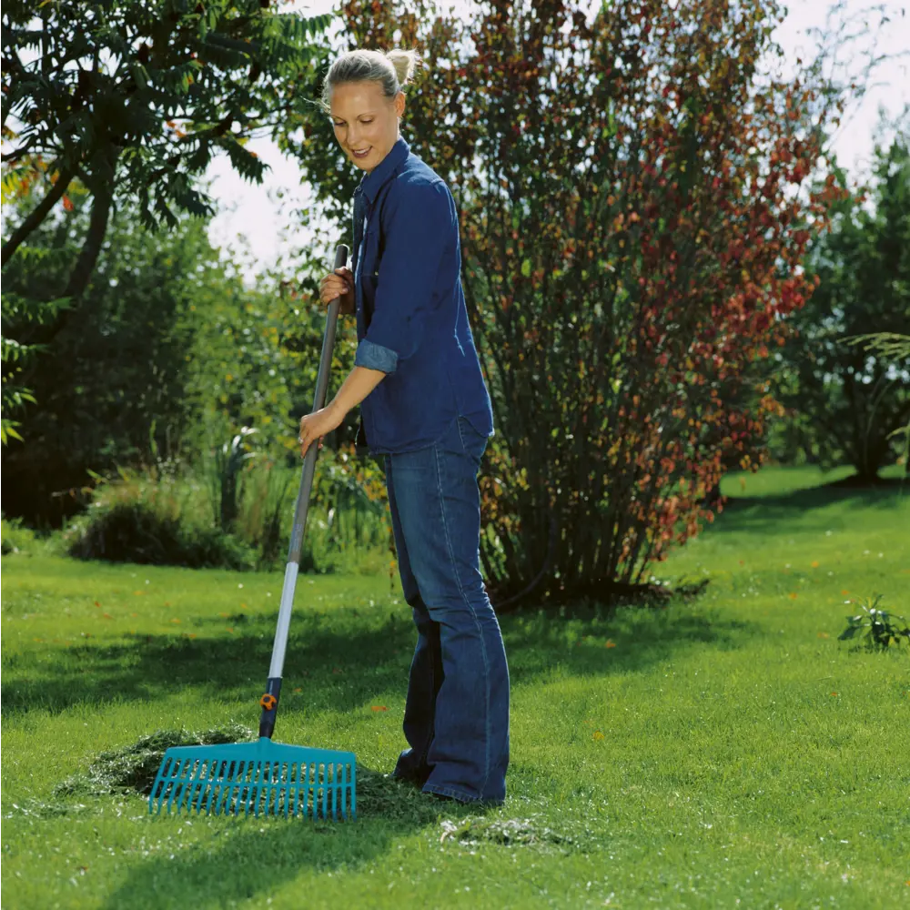 Грабли веерные Gardena 22 зуба 43 см пластик, без черенка Combisystem STLM-2118366 - Вид №3